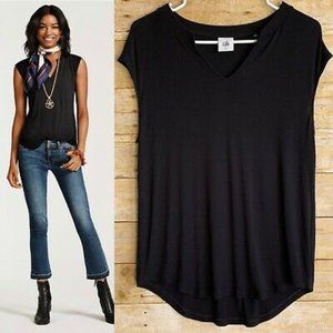 CAbi NWT 5329 Notch Tee Black Spring '18 Size smal